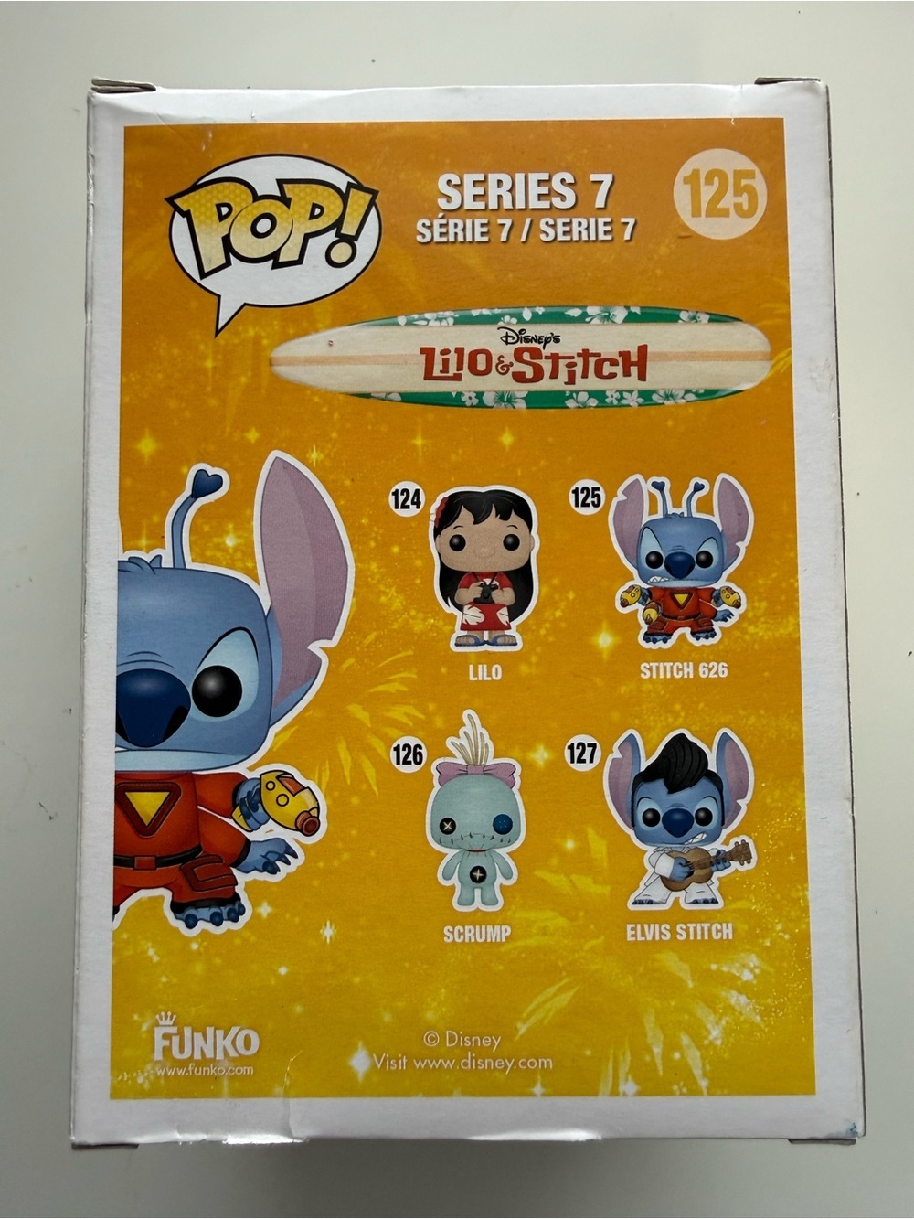Funko Pop! Disneys Stitch 626 Vinyl Figure - Blue & Red #125 - Picture 6 of 6